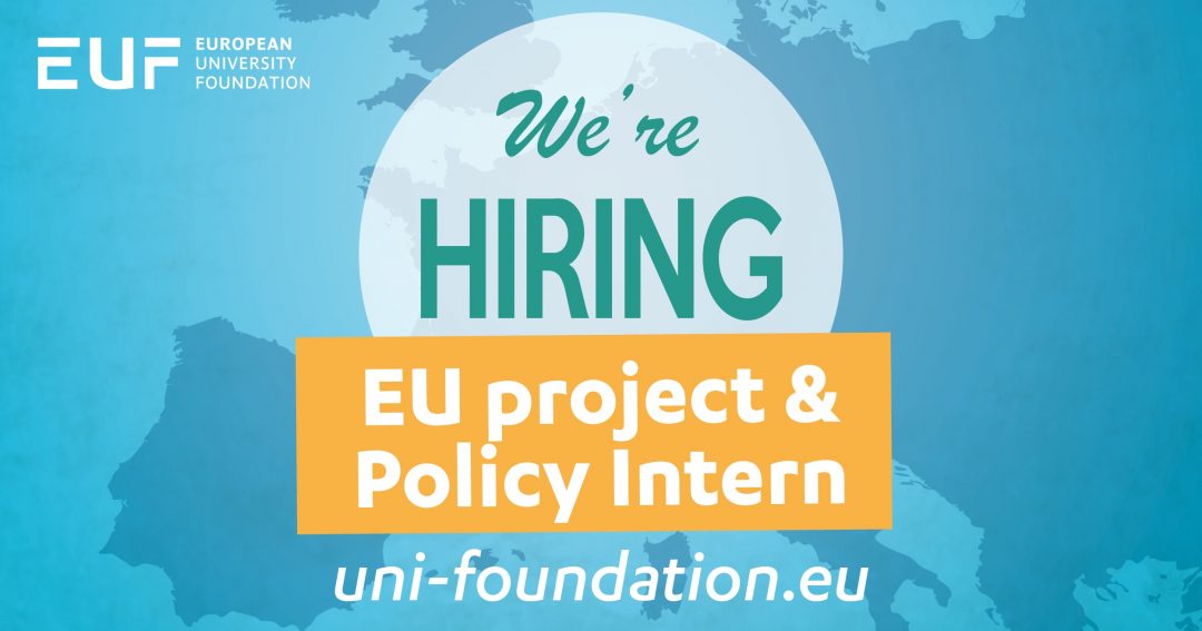Traineeship in EU Projects & Policy: apply now!