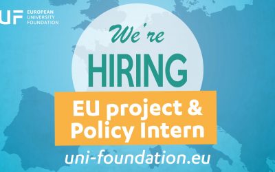 Traineeship in EU Projects & Policy: apply now!