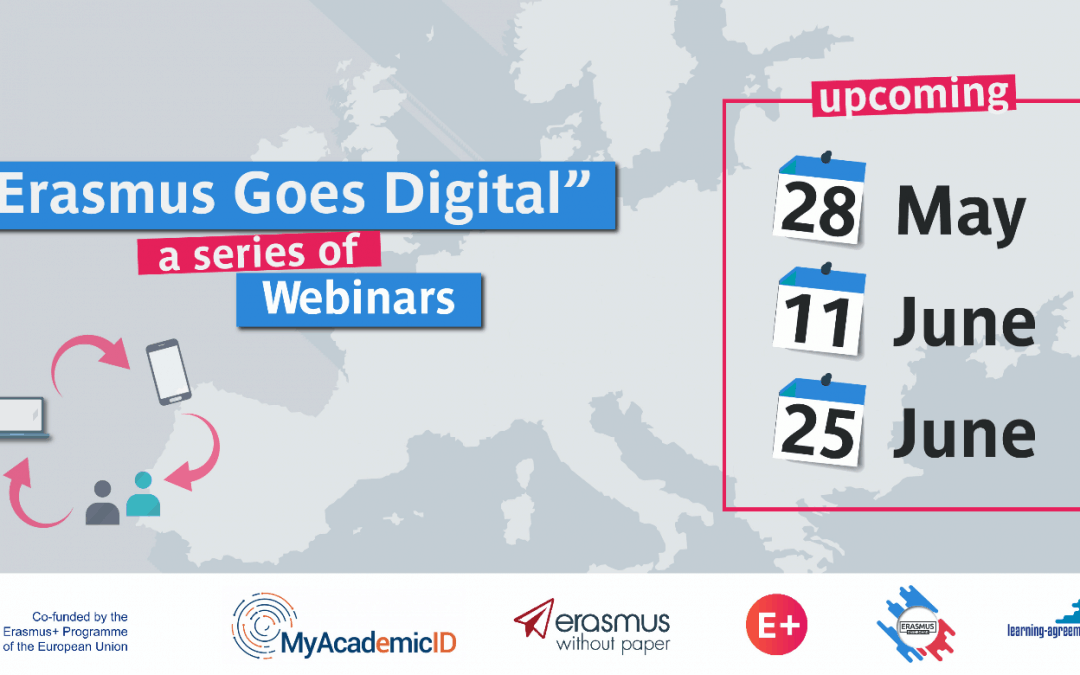 Upcoming Erasmus Goes Digital Webinars