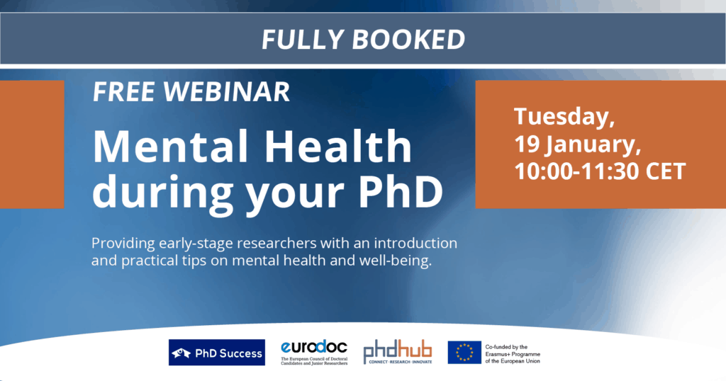 Mental Health during your PhD I Webinar | EUF