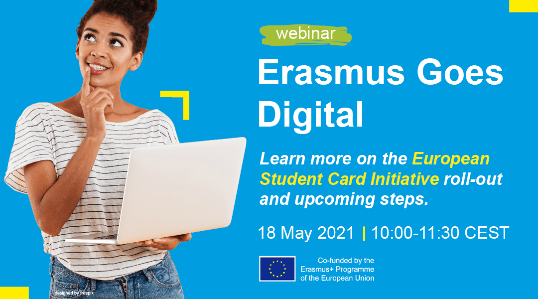 New Erasmus Goes Digital webinar series starts on 29 April