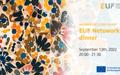 EUF Networking dinner at the EAIE2022
