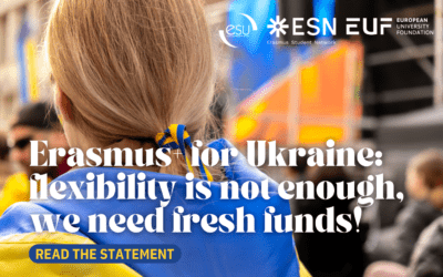 Erasmus+ for Ukraine: flexibility is not enough, we need fresh funds!