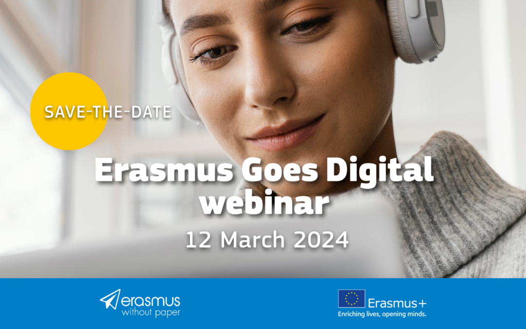 Erasmus Goes Digital webinar on March 12th