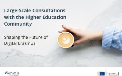 Large-Scale Consultations with the Higher Education Community: Shaping the Future of Digital Erasmus