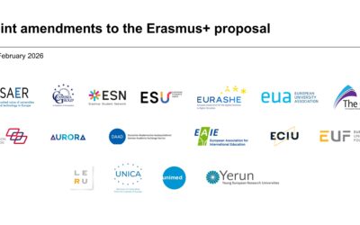 Joint Amendments to the Erasmus+ Proposal