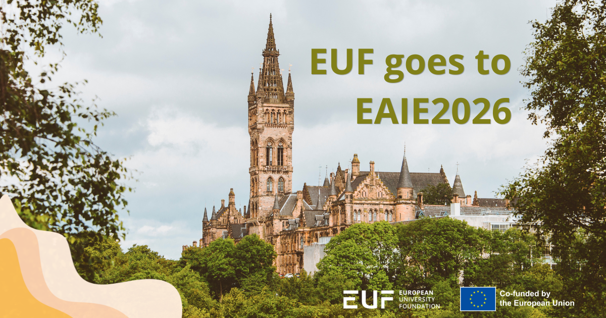 General banner EUF at EAIE26 website