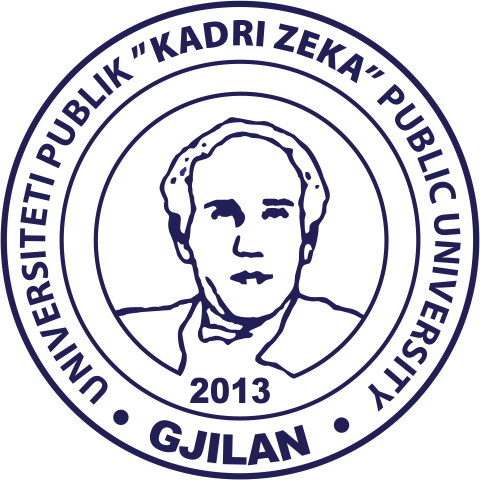 Kadri_Zeka_University-logo-seal Kadri Zeka University logo